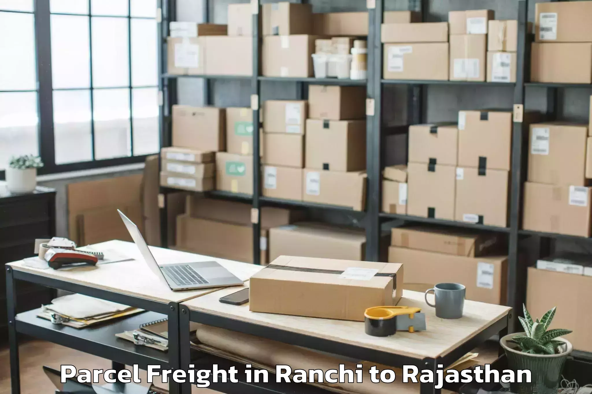 Leading Ranchi to Chomu Parcel Freight Provider